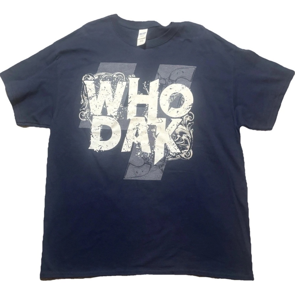 Dallas cowboys Dak Prescott (Who Dak) Blue T-shirt